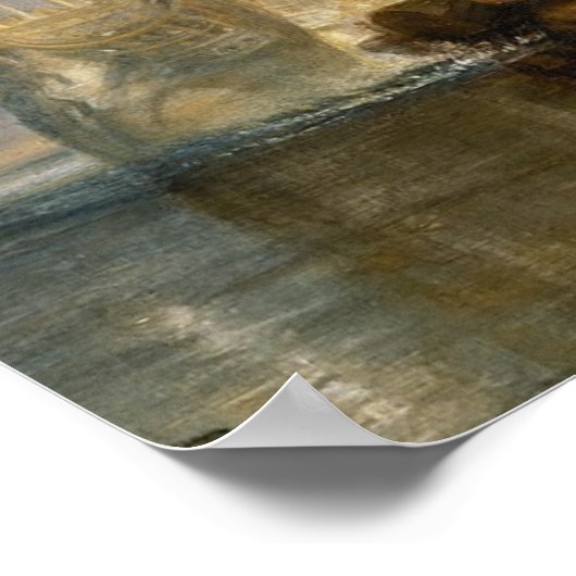 Joseph Mallord William Turner | De strijdingstempe Poster (Hoek)