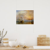 Joseph Mallord William Turner | De strijdingstempe Poster (Keuken)