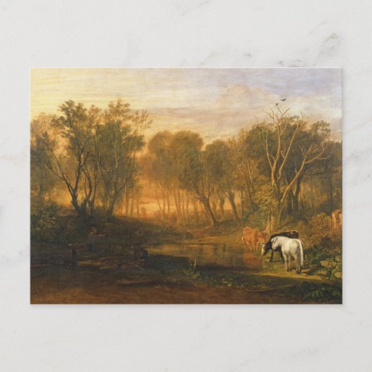 Joseph Mallord William Turner | Het bos van Bere Briefkaart (Voorkant)