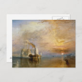 Joseph Mallord William Turner | Het "gevechtsthema Briefkaart (Voorkant / Achterkant)