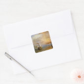 Joseph Mallord William Turner | Het "gevechtsthema Vierkante Sticker (Envelop)