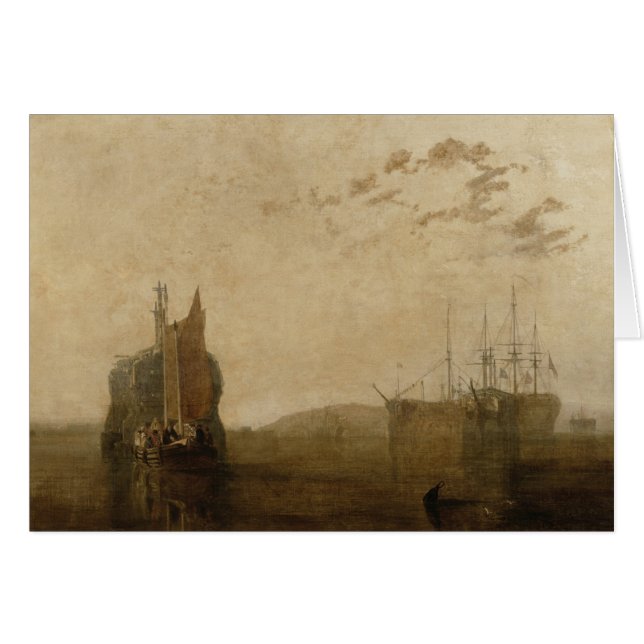 Joseph Mallord William Turner | Hulks op de Tamar (Voorkant Horizontaal)