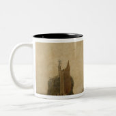 Joseph Mallord William Turner | Hulks op de Tamar Tweekleurige Koffiemok (Links)