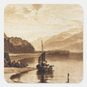 Joseph Mallord William Turner   Inverary Pier, 185 Vierkante Sticker