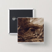 Joseph Mallord William Turner | Jason, gegraveerd  Vierkante Button 5,1 Cm (Voorkant /achterkant)