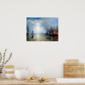 Joseph Mallord William Turner Keelmen Heaving Poster (Keuken)