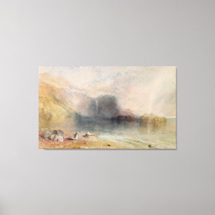 Joseph Mallord William Turner   Keswick Lake, Cumb Canvas Afdruk