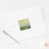 Joseph Mallord William Turner | Kustscène met W Vierkante Sticker (Envelop)
