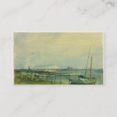 Joseph Mallord William Turner | Kustscène met W Visitekaartje (Achterkant)