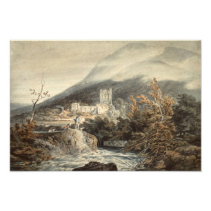Joseph Mallord William Turner - Llanthony Abbey Foto Afdruk