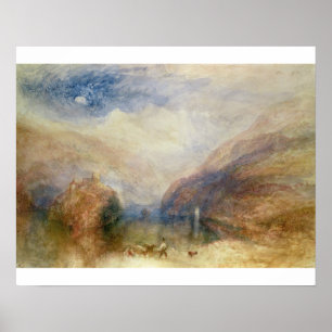 Joseph Mallord William Turner Meer van Brienz (w Poster