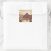 Joseph Mallord William Turner | Norham Castle, eng Vierkante Sticker (Tas)