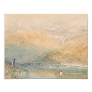 Joseph Mallord William Turner over de Mosell Foto Afdruk