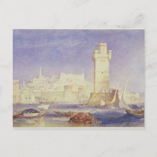 Joseph Mallord William Turner   Rhodos, c.1823-24 Briefkaart