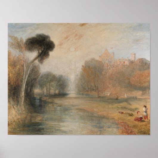 Joseph Mallord William Turner - Schloss Rosenau Poster (Voorkant)
