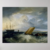 Joseph Mallord William Turner - Sheerness as Seen Poster (Voorkant)