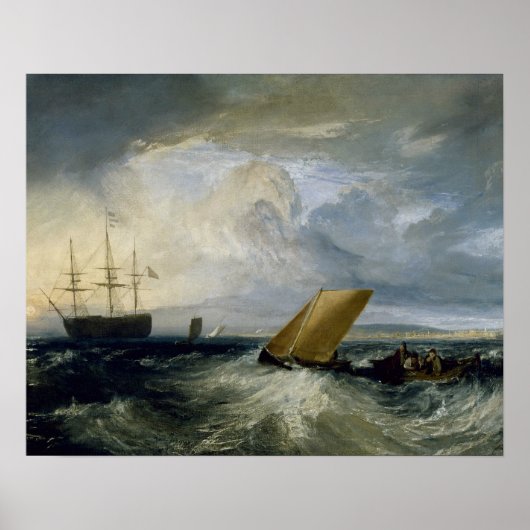 Joseph Mallord William Turner - Sheerness as Seen Poster (Voorkant)