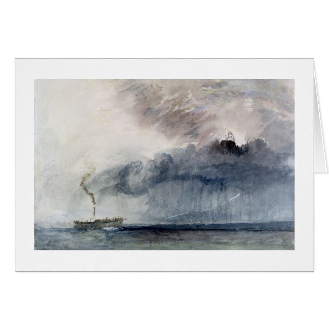 Joseph Mallord William Turner | Steamboot in een S (Voorkant Horizontaal)