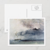 Joseph Mallord William Turner | Steamboot in een S Briefkaart (Voorkant / Achterkant)