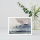 Joseph Mallord William Turner | Steamboot in een S Briefkaart (Staand voorkant)