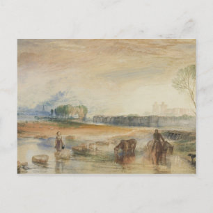 Joseph Mallord William Turner-Sunset en Moonrise Briefkaart