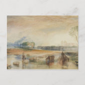 Joseph Mallord William Turner-Sunset en Moonrise Briefkaart (Voorkant)