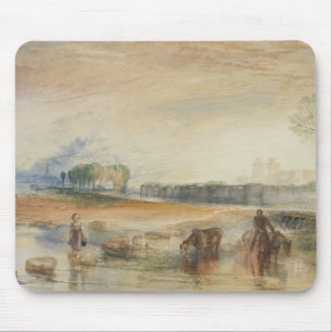 Joseph Mallord William Turner-Sunset en Moonrise Muismat