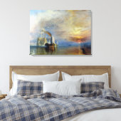 Joseph Mallord William Turner The Fighting Temerai Canvas Afdruk (Insitu (Slaapkamer))