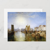 Joseph Mallord William Turner The Harbour of Diepp Briefkaart (Voorkant / Achterkant)