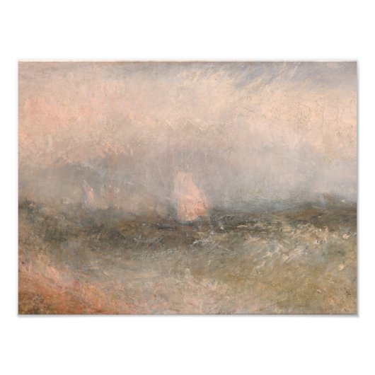 Joseph Mallord William Turner - Van de Nore Foto Afdruk (Voorkant)