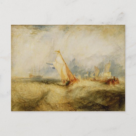 Joseph Mallord William Turner | Van Tromp Going Ab Briefkaart (Voorkant)