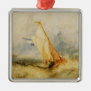 Joseph Mallord William Turner   Van Tromp Going Ab Metalen Ornament