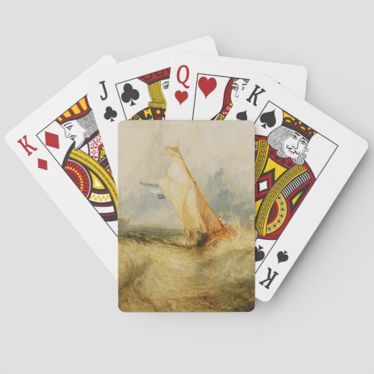 Joseph Mallord William Turner | Van Tromp Going Ab Pokerkaarten (Achterkant)