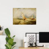 Joseph Mallord William Turner | Van Tromp Going Ab Poster (Thuiskantoor)