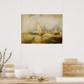 Joseph Mallord William Turner | Van Tromp Going Ab Poster (Keuken)