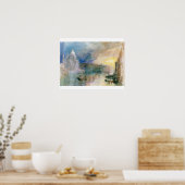 Joseph Mallord William Turner | Venetië: Grand Can Poster (Keuken)