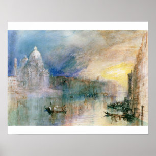 Joseph Mallord William Turner Venetië: Grand Can Poster