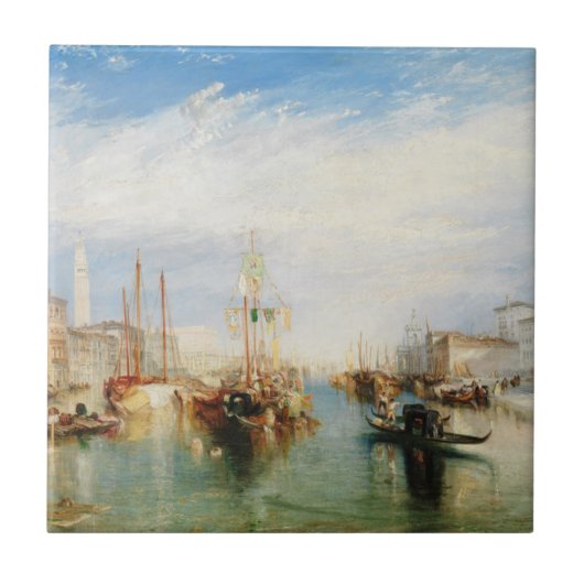 Joseph Mallord William Turner | Venetië, P Tegeltje (Voorkant)