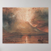 Joseph Mallord William Turner - Vesuvius Poster (Voorkant)