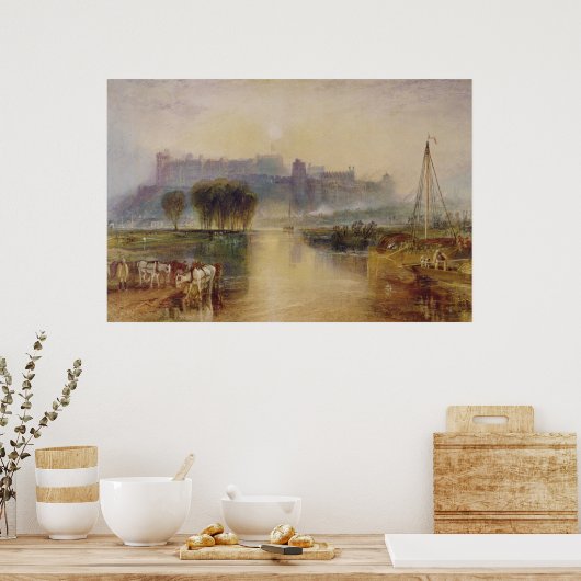 Joseph Mallord William Turner | Windsor Castle Poster (Keuken)