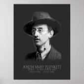 Joseph Mary Plunkett Pasen 1916 Ierse Republikein Poster (Voorkant)