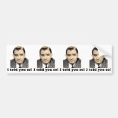 Joseph McCarthy Bumpersticker (Voorkant)