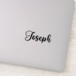 Joseph Name - Handgeschreven kalligrafie Sticker