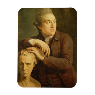 Joseph Nollekens (1737-1823) met zijn buste van La Magneet
