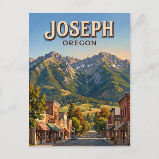 Joseph Oregon Briefkaart (Voorkant)