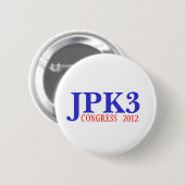 Joseph P. Kennedy, III. voor het Congres 2012 Ronde Button 5,7 Cm (Voorkant /achterkant)