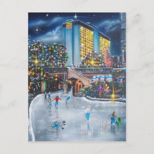 Joseph-Palacial Kerstmis-San Antonio Feestdagenkaart (Voorkant)