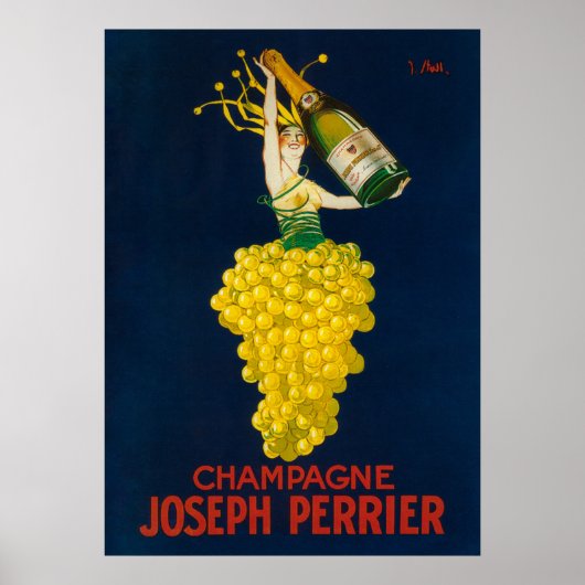 Joseph Perrier Champagne Promotional Poster (Voorkant)