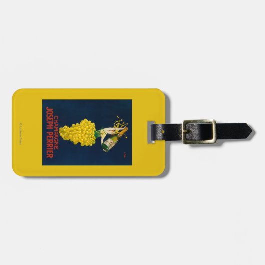 Joseph Perrier Champagne Promotional Poster Bagagelabel (Voorkant horizontaal)