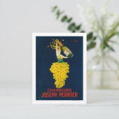 Joseph Perrier Champagne Promotional Poster Briefkaart (Staand voorkant)